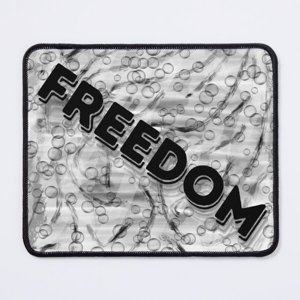 Item preview, Monochrome Bubbles Freedom Version designed and sold by camteng.