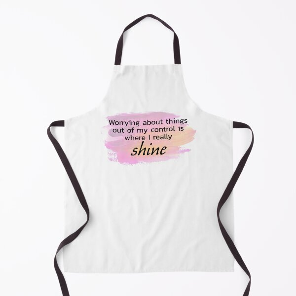Item preview, Worrying about things out of my control is where I really shine pink and orange designed and sold by Thought2reality.