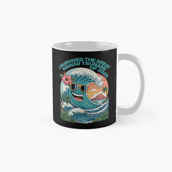 Item preview, I SURVIVED THE GREAT HAWAII TSUNAMI OF 2025 - SOUVENIR designed and sold by justyna-s28.