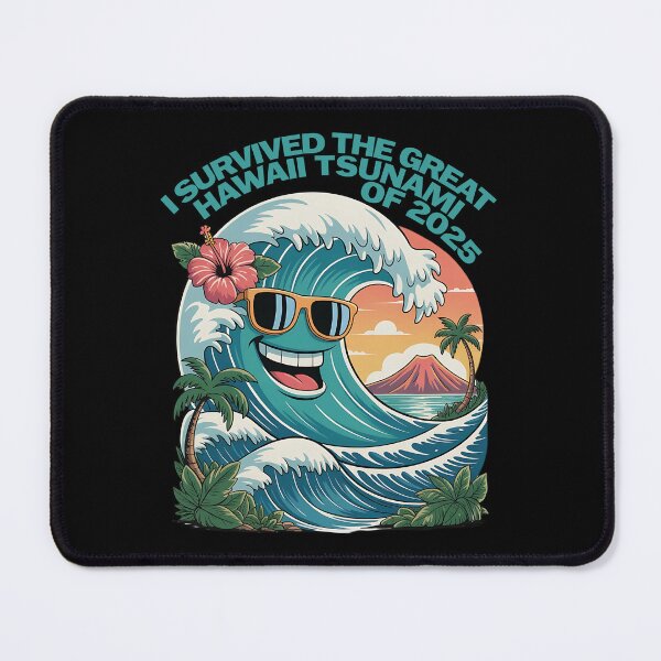 Item preview, I SURVIVED THE GREAT HAWAII TSUNAMI OF 2025 - SOUVENIR designed and sold by justyna-s28.