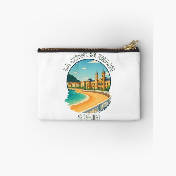 Item preview, La Concha Beach Promenade – San Sebastián Spain Coastal Art designed and sold by inkNext.