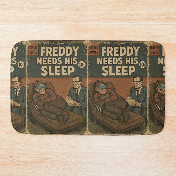 Item preview, Freddy Needs His Sleep - Classic Horror Movie Parody designed and sold by bapupa.
