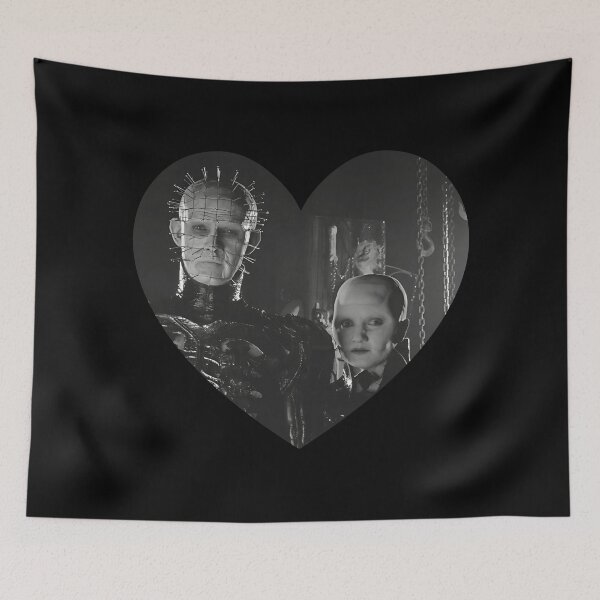 Item preview, Pinhead Hellraiser Heart 2 in Black and White designed and sold by cemetery girl.