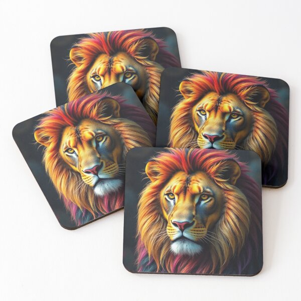 Item preview, Colorful lion designed and sold by Dogandesighn.