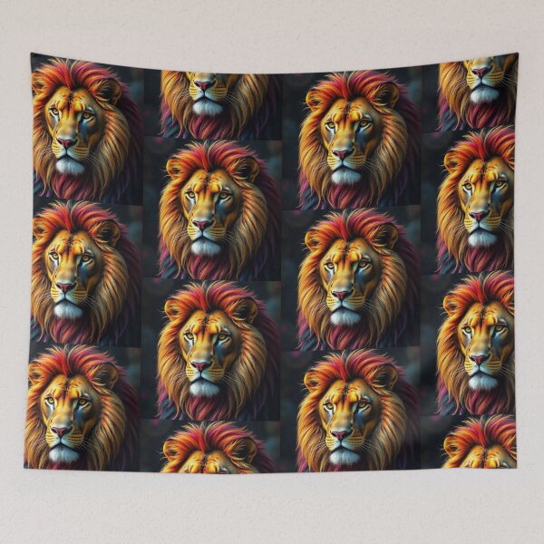 Item preview, Colorful lion designed and sold by Dogandesighn.