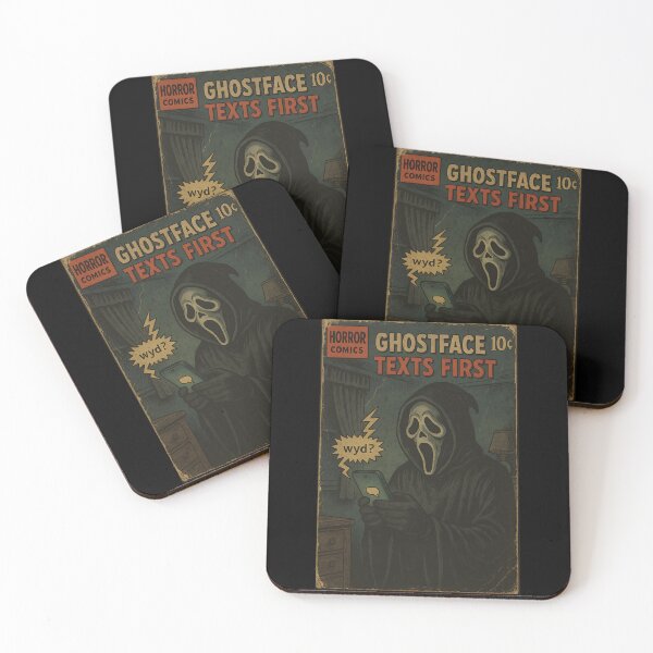 Item preview, Ghostface Texts First - Classic Horror Movie Parody designed and sold by bapupa.