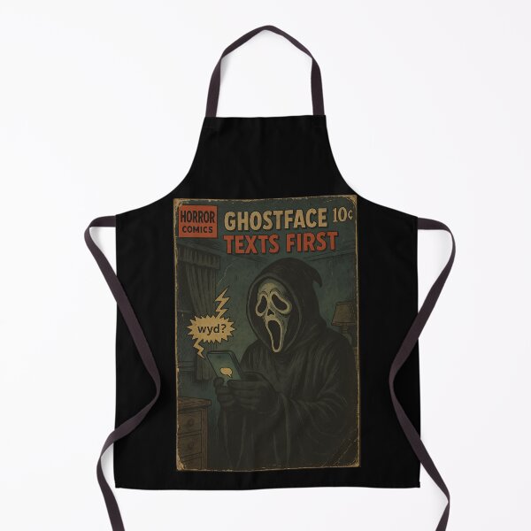 Item preview, Ghostface Texts First - Classic Horror Movie Parody designed and sold by bapupa.