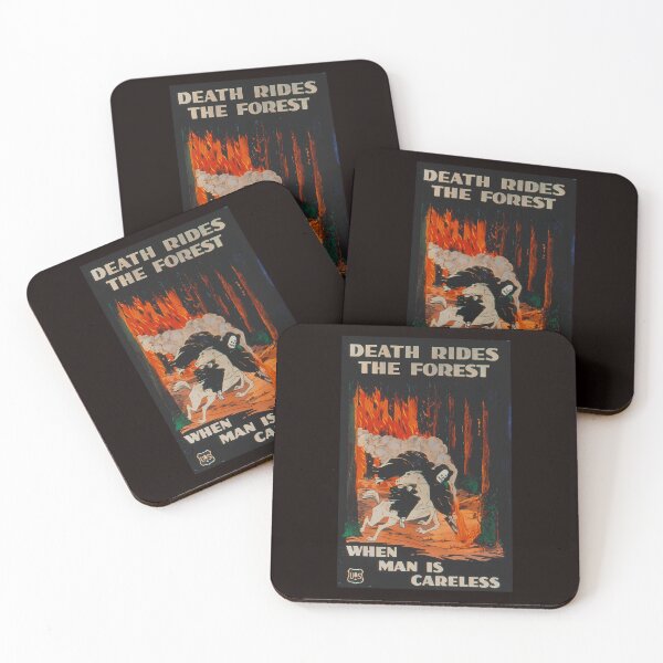 Item preview,  Death Rides The Forest When Man Is Careless designed and sold by NotMukDuk.
