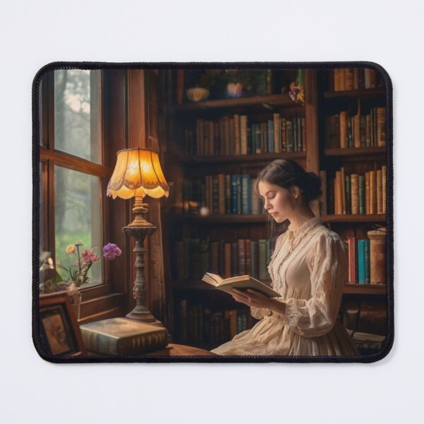 Item preview, Quiet Elegance: Victorian Lady and Her Book designed and sold by BlareBlare.