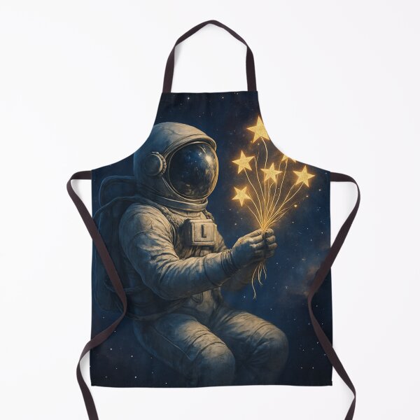 Artikelvorschau, Astronaut hält einen Strauß Sterne – Cosmic Dream Space Art entworfen und verkauft von RouniBoutique.