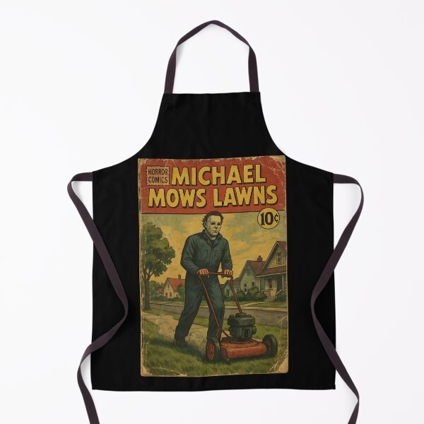 Item preview, Michael mows lawns - Classic Horror Movie Parody designed and sold by bapupa.