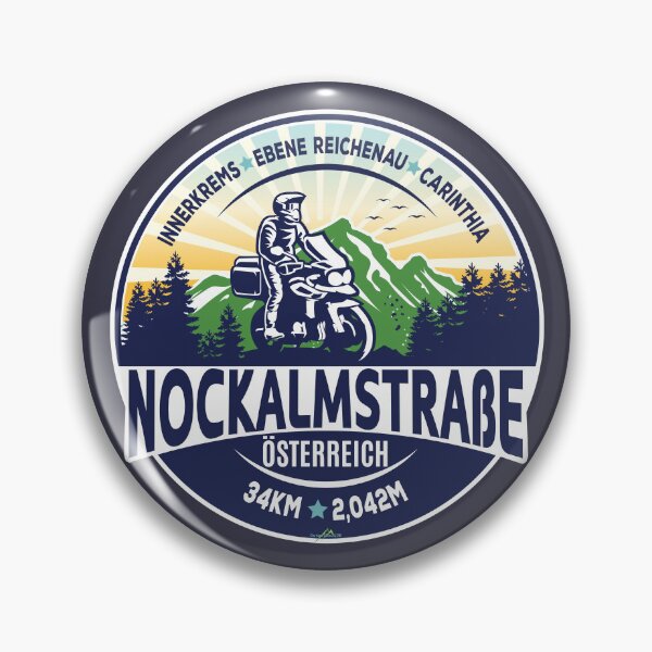 Artikelvorschau, Nockalmstraße, Nockalmstrasse, Österreich Motorrad Aufkleber T-Shirt 02 entworfen und verkauft von OuterShellUK.