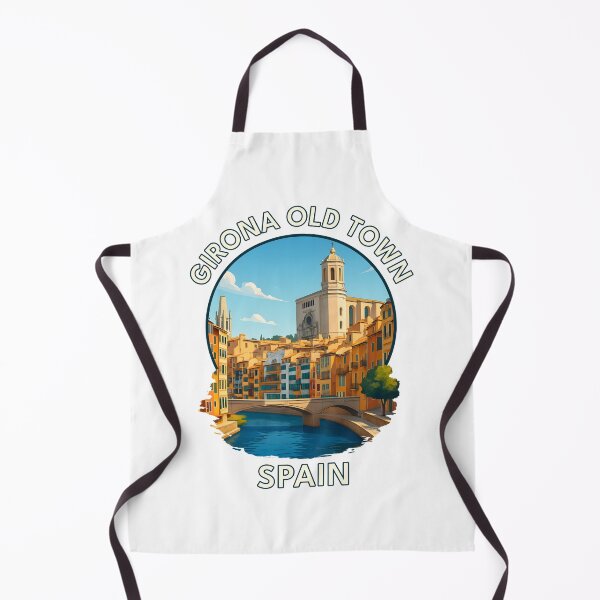 Item preview, Girona Old Town Spain – Historic Architecture & Travel Art designed and sold by inkNext.
