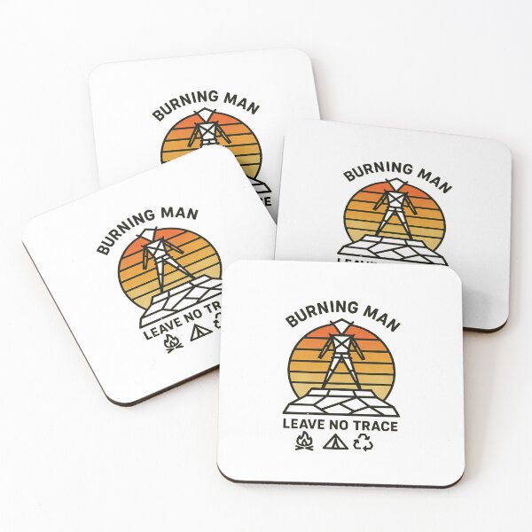 Item preview, Effigy Festival Sunset “Leave No Trace” Desert Camping Graphic designed and sold by Fantsy-world.