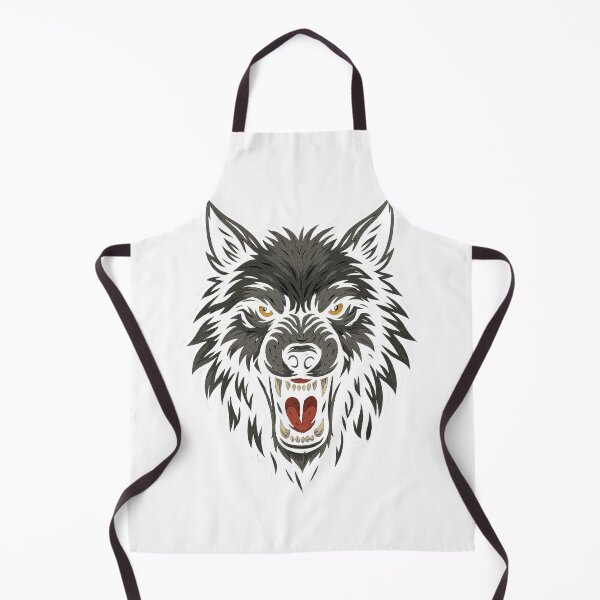 Item preview, scary wolf designed and sold by Chahika Designs.
