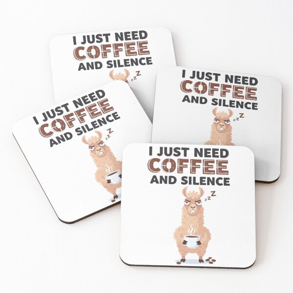 Item preview, Grumpy Lama Coffee & Silence designed and sold by ArtGeo68.