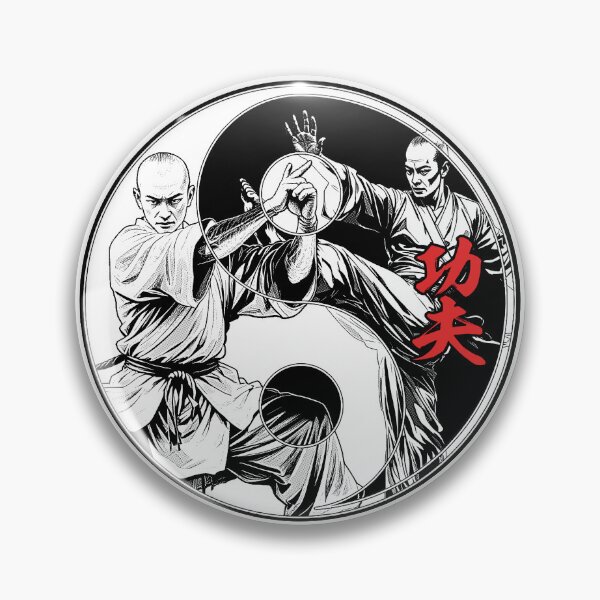 Item preview, Shaolin Kung Fu Monk Yin Yang Chinese Mixed Martial Arts designed and sold by GrandeDuc.
