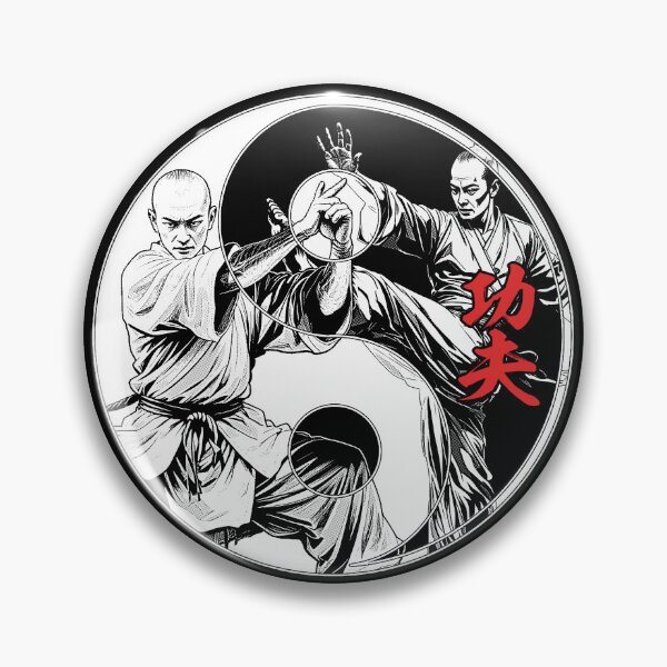 Item preview, Shaolin Kung Fu Monk Yin Yang Chinese Mixed Martial Arts designed and sold by GrandeDuc.