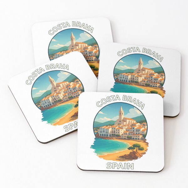 Item preview, Costa Brava Catalonia – Mediterranean Coastal Village Art Print designed and sold by inkNext.