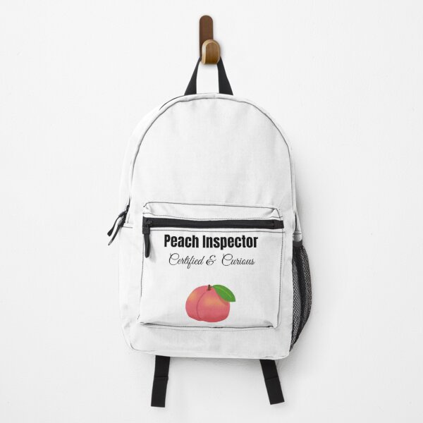 Item preview, Peach Inspector – Funny Fruit Pun Shirt designed and sold by Donataris-Place.