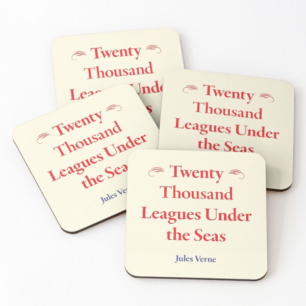 Item preview, Jules Verne, Twenty Thousand Leagues Under the Seas, French Novelist, Poet and Playwright, Classic Literature designed and sold by CharlottePlaceArt.