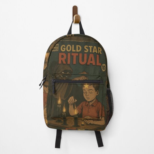 Item preview, Gold Star Ritual - Retro Horror Cover Art designed and sold by bapupa.