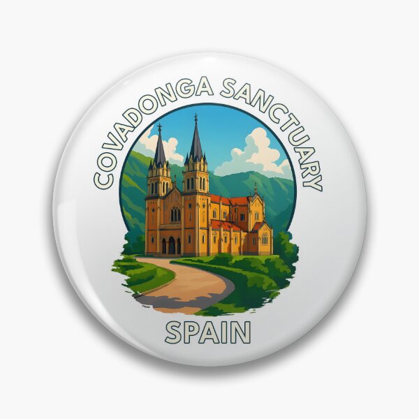 Item preview, Covadonga Sanctuary – Asturias Spain Mountain Basilica designed and sold by inkNext.