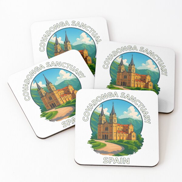 Item preview, Covadonga Sanctuary – Asturias Spain Mountain Basilica designed and sold by inkNext.