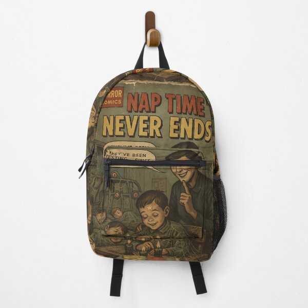 Item preview, Nap Time Never Ends  - Retro Horror Cover Art designed and sold by bapupa.