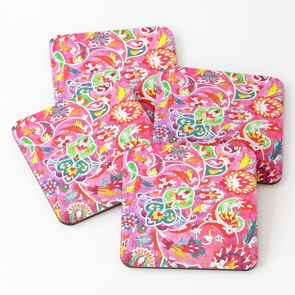 Item preview, Persian Floral Whirl – Hand-Drawn Khatayi & Eslimi Pattern designed and sold by Saba Beig.