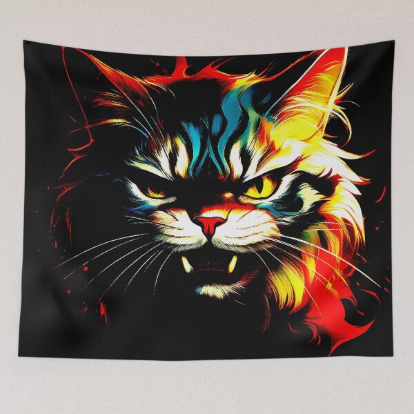 Item preview, Angry cat designed and sold by Martika7.