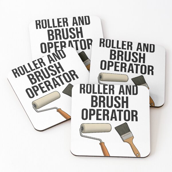 Item preview, Paint Roller and Brush Minimalist Illustration designed and sold by DanielULaN Artworks.