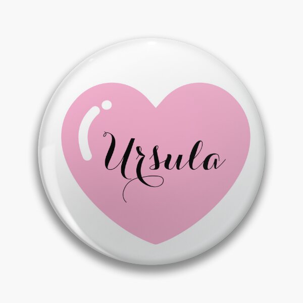 Item preview, Ursula Name with Pink Heart  designed and sold by Monika Howarth.