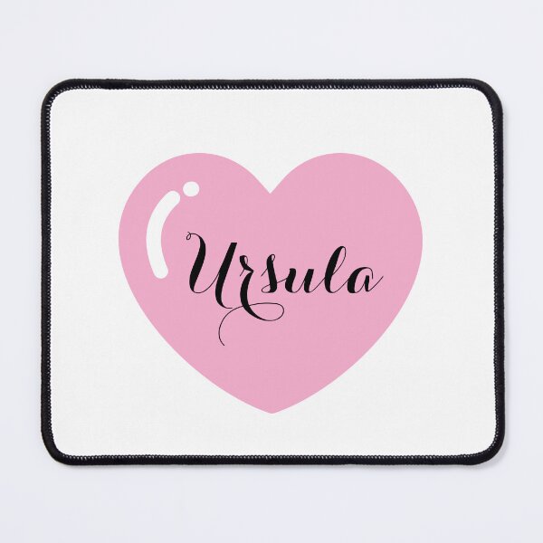 Item preview, Ursula Name with Pink Heart  designed and sold by Monika Howarth.