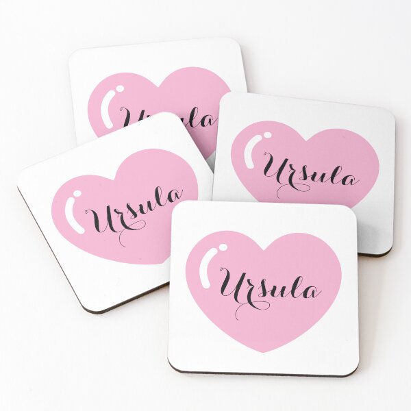 Item preview, Ursula Name with Pink Heart  designed and sold by Monika Howarth.
