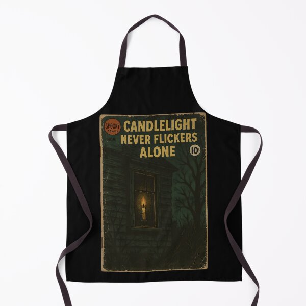 Item preview, Candlelight never flickers alone - Spooky Halloween Cover Art designed and sold by bapupa.