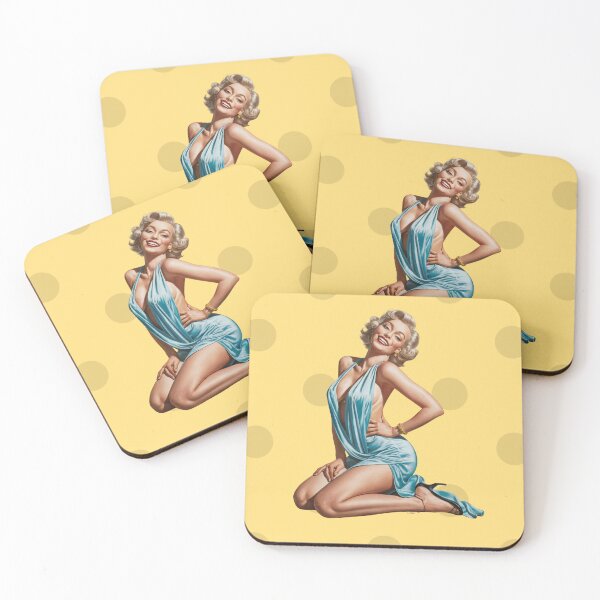 Item preview, Retro Blonde Bombshell Pin-Up designed and sold by Pin-Up Luxe Collective.