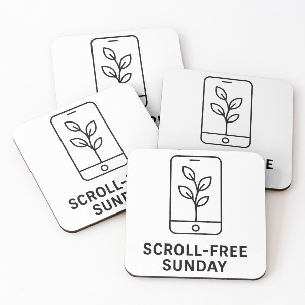 Item preview, Scroll-Free Sunday – Digital Detox Nature Design designed and sold by RemoteMode.