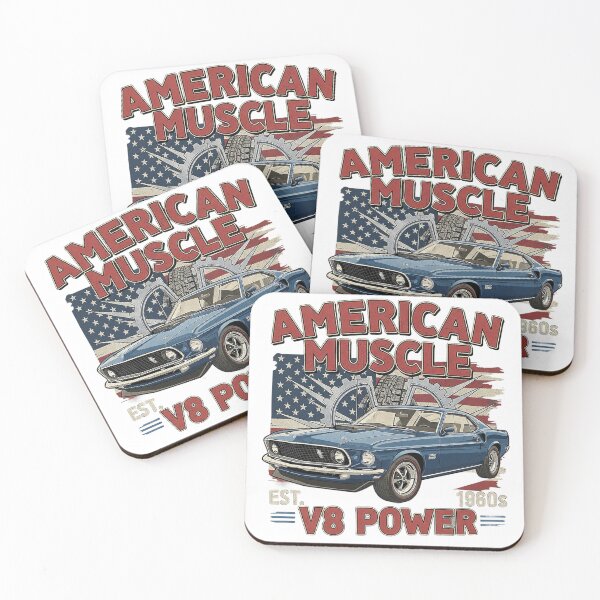 Item preview, American Muscle V8 POWER designed and sold by SupersDupers.