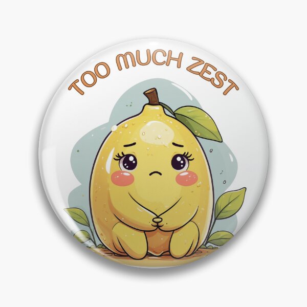Item preview, Overwhelmed Lemon – Too Much Zest designed and sold by 0606PM.