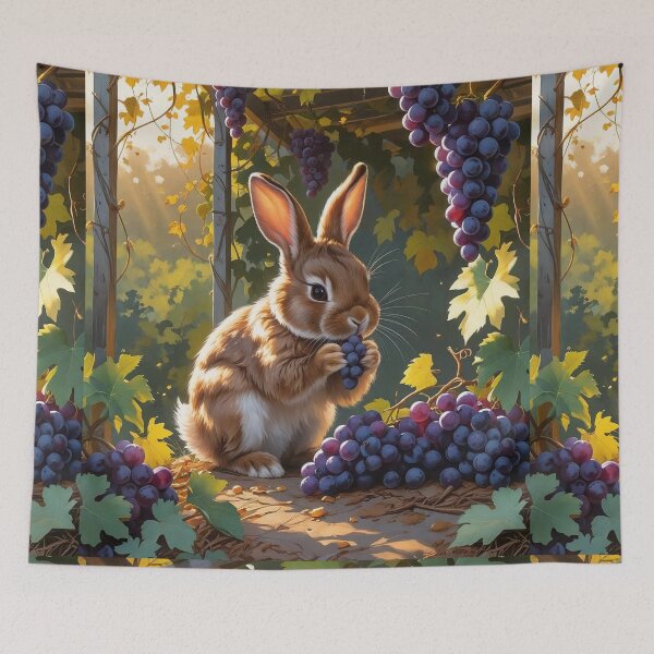 Item preview,  Bunny Under the Vines – Sweet Harvest Secrets designed and sold by Deezyned.