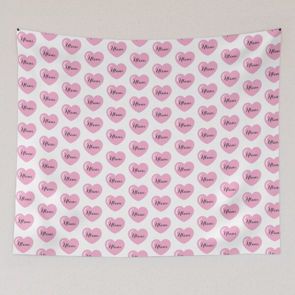 Item preview, Ulani Name with Pink Heart  designed and sold by Monika Howarth.