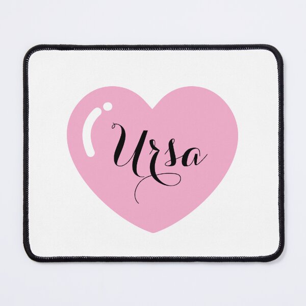Item preview, Ursa Name with Pink Heart  designed and sold by Monika Howarth.