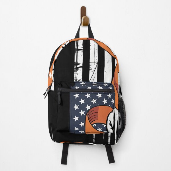 Item preview, ADHD Awareness American Flag Orange Ribbon designed and sold by WalshDrawnLaugh.