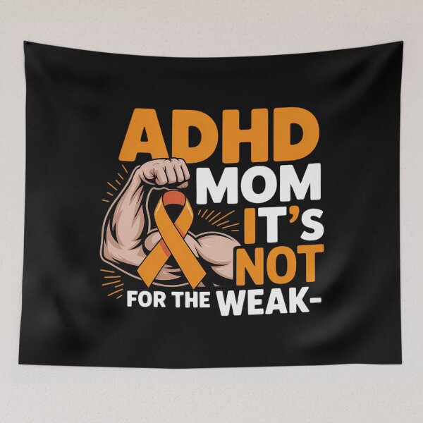 Item preview, ADHD Awareness Attention Deficit Warrior Survivor designed and sold by WalshDrawnLaugh.
