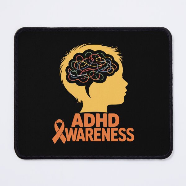 Item preview, ADHD Awareness Coping Attention Deficit Warrior Survivor designed and sold by WalshDrawnLaugh.
