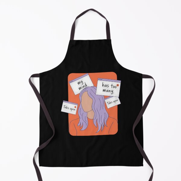 Item preview, ADHD Awareness Month - My Mind Has Too Many Tabs Open designed and sold by WalshDrawnLaugh.