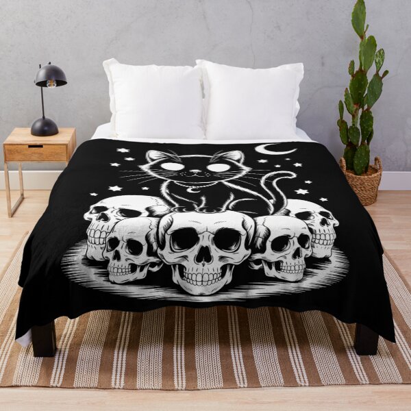 Item preview, Cute Halloween Kitten Cat Gothic Aesthetic designed and sold by WalshDrawnLaugh.