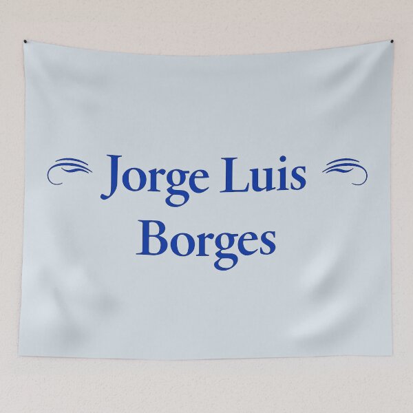 Item preview, Jorge Luis Borges, Argentinian Short-Story Writer, Classic Literature designed and sold by CharlottePlaceArt.