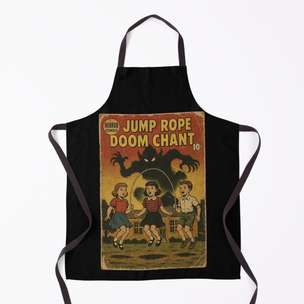 Item preview, Jump Rope Doom Chant - Vintage Horror Art designed and sold by bapupa.